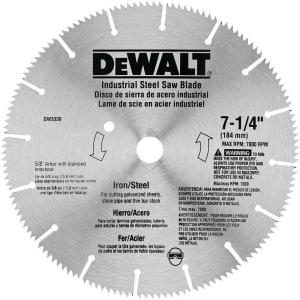 imageDEWALT Circular Saw Blade 7 14 Inch 16 Tooth Metal Cutting DW3330