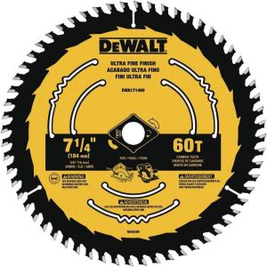 imageDEWALT Circular Saw Blade 7 14 Inch 60 Tooth Wood Cutting DWA171460B1010 Count Pack of 1
