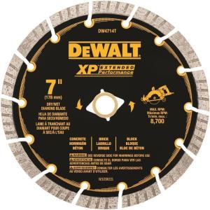imageDEWALT DW4714T 7quot XP Turbo Seg Diamond Blade