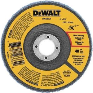 imageDEWALT DWA8203 80 Grit Zirconia T29 Flap Disc 4Inch X 58InchOne Size