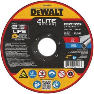 imageDEWALT DWA8953F T1 XP CER Fast CutOff Wheel 6quot x 0045quot x 78quot412 x 0045 x 78