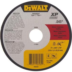 imageDEWALT DWA8953F T1 XP CER Fast CutOff Wheel 6quot x 0045quot x 78quot5 x 0045 x 78