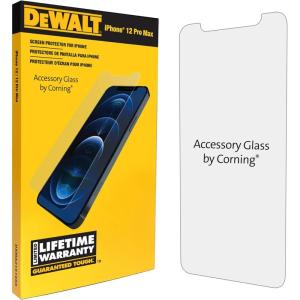 imageDEWALT Glass Screen Protector for iPhone 12iPhone 12 Pro  Apple Compatible Tempered Glass Screen Protector  Screen Protection for iPhone 1212 ProiPhone 12 Pro Max