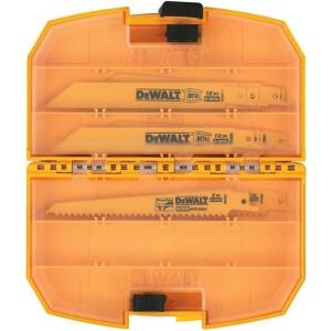 imageDeWalt DW4890 15Piece BiMetal Reciprocating Saw Blade Set with Case