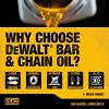 imageDEWALT  Biodegradable Bar ampamp Chain Oil  Green EcoFriendly NonToxic Professional Bar ampamp Chainsaw Lubricant  Ultraclean AllSeason Oil for Gas Electric Saw and Pole Saw 16 oz