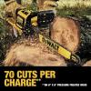 imageDEWALT FLEXVOLT 60V MAX Brushless Chainsaw Kit 20 Ah DCCS670T1