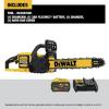 imageDEWALT FLEXVOLT 60V MAX Brushless Chainsaw Kit 20 Ah DCCS670T1