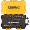 imageDEWALT Drive Socket Set SAEMetric 14Inch Drive 25Piece DWMT73805