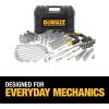 imageDEWALT Mechanics Tool Set 14quot ampamp 38quot ampamp 12quot Drive SAEMetric 205piece DWMT81534172 pc