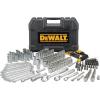 imageDEWALT Mechanics Tool Set 14quot ampamp 38quot ampamp 12quot Drive SAEMetric 205piece DWMT81534205 pc