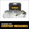 imageDEWALT Mechanics Tool Set 14quot ampamp 38quot ampamp 12quot Drive SAEMetric 205piece DWMT81534247 pc