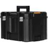 imageDEWALT TSTAK Tool Box Extra Large Design Removable Tray for Easy Access to Tools Water and Debris Resistant DWST17806