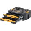 imageDEWALT TSTAK Tool Storage Organizer with Double Drawers Holds Up to 165 lbs DWST17804