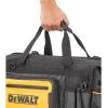 imageDEWALT Tool Bag Water Resistant Hard Bottom 16inch Professional Tool Tote DWST56010320 Open Mouth Tool Bag