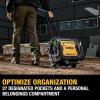 imageDEWALT Tool Bag Water Resistant Hard Bottom 16inch Professional Tool Tote DWST560103Rolling Tool Bag