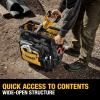imageDEWALT Tool Bag Water Resistant Hard Bottom 16inch Professional Tool Tote DWST560103Rolling Tool Bag