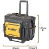 imageDEWALT Tool Bag Water Resistant Hard Bottom 16inch Professional Tool Tote DWST560103Rolling Tool Bag