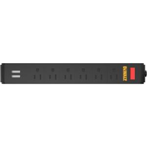 imageDEWALT Magnetic Power Strip with 6 Power Outlets DEWALT Workshop Storage System Compatible DWST82693One Size
