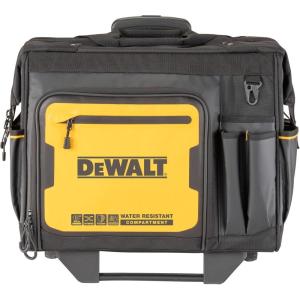 imageDEWALT Tool Bag Water Resistant Hard Bottom 16inch Professional Tool Tote DWST560103Rolling Tool Bag
