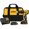 imageDEWALT 20V MAX Cordless DrillDriver Kit with Battery and Charger Included DCD777C2Brushless DrillDriver Combo Kit