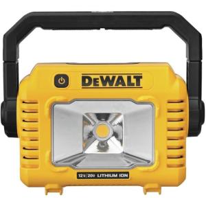 imageDEWALT 12V20V MAX LED Work Light Compact with 360 Degree Rotating Handle 2000 Lumens of Brightness Cordless Bare Tool Only DCL077B