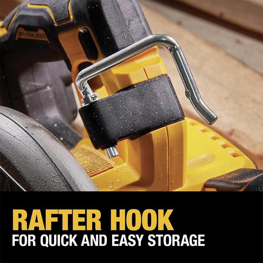 imageDEWALT DCS573B 20V MAX 714 in Brushless Cordless Circular Saw with FLEXVOLT ADVANTAGE Tool Only