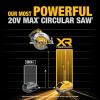 imageDEWALT 20V MAX XR 714quot Cordless Circular Saw Kit XR POWERPACK with Battery and Charger Included DCS590WW1