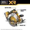 imageDEWALT 20V MAX XR 714quot Cordless Circular Saw Kit XR POWERPACK with Battery and Charger Included DCS590WW1