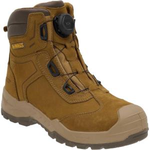 imageDEWALT Richardson Mens BOA Fit System Nubuck Leather Water Resistant Wide Fit Steel Toe Safety Work BootClay