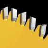 imageDEWALT 12Inch Miter Saw Blade Precision Trim ATB Crosscutting 1Inch Arbor Tough Coat Finish 80Tooth DW3232PT