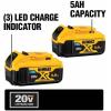 imageDEWALT 20V MAX 5 Ah Lithium Ion Battery with Integrated Bluetooth for Tool Connect DCB205BT2