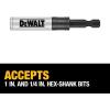 imageDEWALT Bit Holder 3in1 Impact Ready DWA3HLDFT1 Count Pack of 1