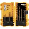 imageDEWALT Black Oxide Drill Bit Set with Pilot Point 13Piece DW116314 Piece Set