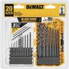 imageDEWALT Black Oxide Drill Bit Set with Pilot Point 13Piece DW1163One Size