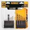 imageDEWALT Black Oxide Drill Bit Set with Pilot Point 13Piece DW1163One Size