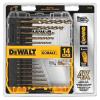 imageDEWALT Cobalt Alloy Steel Drill Bit Set with Pilot Point 14Piece DWA1240One Size