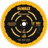 imageDEWALT 12Inch Miter Saw Blade Precision Trim ATB Crosscutting 1Inch Arbor Tough Coat Finish 80Tooth DW3232PT