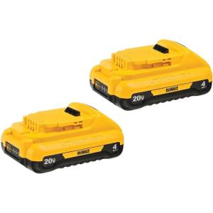 imageDEWALT 20V MAX 4 Ah Lithium Ion Battery 2Pack DCB2402