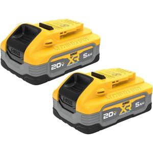 imageDEWALT 20V MAX XR POWERSTACK 5 Ah Lithium Ion Battery 2Pack DCBP5202Battery