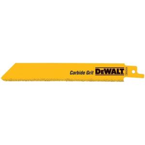 imageDeWalt DW4843 8 Carbidecoated Reciprocating Saw Blade 5Pk6 Carbide 5pack