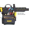 imageDEWALT DG5617 20Pocket Pro Framers Combo Apron Tool Belt and Yokestyle Suspenders BlackBlack
