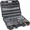 imageDEWALT Mechanics Tool Set SAE and Metric Socket Wrench Set Drive Sizes 12 14 38 Socket Set 192Piece Tool Box DWMT75049Mechanics Tool Set