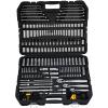 imageDEWALT Mechanics Tools Kit and Socket Set 204Piece Dewalt Tool Set  14quot ampamp 38quot ampamp 12quot Drive Metric SAE Deep and Shallow Sockets 38quot Hex Bits Torx Bits Spark Plugs Wrenches DWMT72165204 PC
