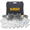 imageDEWALT Mechanics Tools Kit and Socket Set 204Piece Dewalt Tool Set  14quot ampamp 38quot ampamp 12quot Drive Metric SAE Deep and Shallow Sockets 38quot Hex Bits Torx Bits Spark Plugs Wrenches DWMT72165204 PC