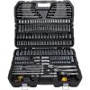 imageDEWALT Mechanics Tools Kit and Socket Set 204Piece Dewalt Tool Set  14quot ampamp 38quot ampamp 12quot Drive Metric SAE Deep and Shallow Sockets 38quot Hex Bits Torx Bits Spark Plugs Wrenches DWMT72165204 PC