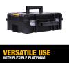 imageDEWALT TSTAK II Tool Box Flat Top Tool Storage Case Organizer Box Holds Up To 66 lbs Flexible Platforms for Stacking 13 Inch DWST178071 Count Pack of 1