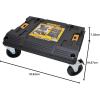 imageDEWALT Tool Storage Organizer Cart Use With TSTAK System Heavy Duty Wheels for Rolling Organizer for Jobsites DWST17889