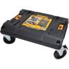 imageDEWALT Tool Storage Organizer Cart Use With TSTAK System Heavy Duty Wheels for Rolling Organizer for Jobsites DWST17889