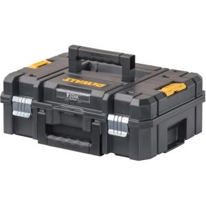 imageDEWALT TSTAK II Tool Box Flat Top Tool Storage Case Organizer Box Holds Up To 66 lbs Flexible Platforms for Stacking 13 Inch DWST178071 Count Pack of 1
