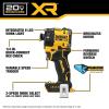 imageDEWALT 20V MAX XR 14 Inch Quiet Hydraulic Cordless Impact Driver Kit with POWERSTACK Battery and Charger DCF870E1